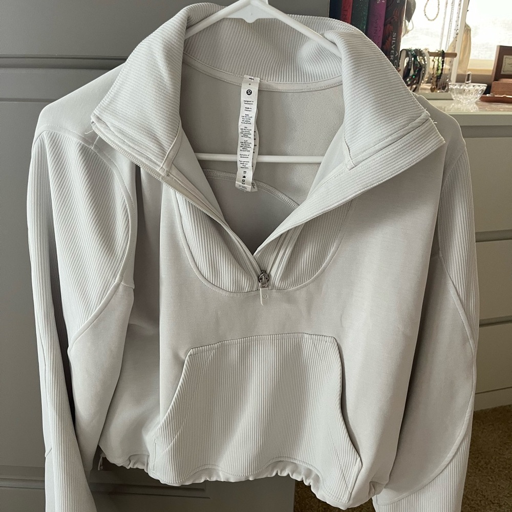 lululemon Brushed Softstreme Ribbed Half Zip